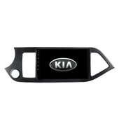 Kia Picanto Araç Multimedya Android Ekran Carplay Navigasyon Double Teyp 2+32 9" 11-16 Black BLUEWAY - 1