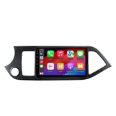 Kia Picanto Araç Multimedya Android Ekran Carplay Navigasyon Double Teyp 2+32 9" 11-16 Black BLUEWAY - 3