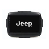 Jeep Renegade Araç Multimedya Android Ekran Carplay Navigasyon Double Teyp 2+32 9" 14-19 Black BLUEWAY - 1