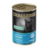 Challenge Somonlu Kısırlaştırılmış Yetişkin Kedi Konservesi 400 gr 12 Adet - 1