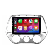 Hyundai i20 Araç Multimedya Android Ekran Carplay Double Teyp 2+32 9" 13-14 Düz Analog Silver BLUEWAY thumbnail 2