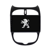 Peugeot 206 Araç Multimedya Android Ekran Carplay Navigasyon Double Teyp 2+32 9" 98-10 Black BLUEWAY thumbnail 1