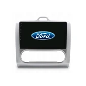 Ford Focus 2 Araç Multimedya Android Ekran Carplay Double Teyp 4+64 9" 05-11 Dijital Silver BLUEWAY - 1