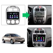 Kia Cerato Araç Multimedya Android Ekran Carplay Double Teyp 4+64 9" 04-06 Silver BLUEWAY OLD - 4