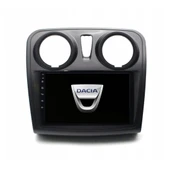 Dacia Sandero Araç Multimedya Android Ekran Carplay Navigasyon Double Teyp 4+64 9" 12-20 Black BLUEWAY - 1