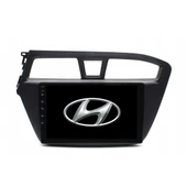 Hyundai i20 Araç Multimedya Android Ekran Carplay Navigasyon Double Teyp 4+64 9" 14-18 Black BLUEWAY - 1