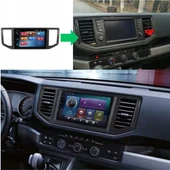 Volkswagen Crafter Araç Multimedya Android Ekran Carplay Double Teyp 4+64 9" 17-21 Black BLUEWAY thumbnail 5
