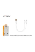HY-X114 2İN1 20cm 3A USB Lightning + MİCRO - 1
