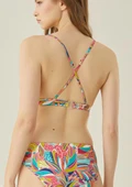 Nbb Bayan Desenli Srtaplez Bikini Mayo 51566 - 2