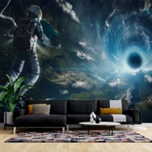 Astranot ve Uzaydaki Karadelik temalı Duvar Kağıdı thumbnail 1