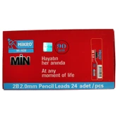 Mikro Teknik Min 2 Mm 2B 90 Mm Kırmızı 6 Pcs | M-928 - 5
