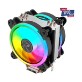 Gametech Freezer HD 2.0 AMD / INTEL Rainbow CPU Soğutucu 95 W TDP thumbnail 1