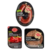 Dana Sucuk-Pastırma-Kavurma 3 lü Lezzet Paketi - 1
