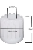 AlanyaYedekParca  Blender Çırpıcı Dişli Kutusu Mil Dişlisi Arzum, Beko, King, Fakir, Homend, Essenso, Goldmaster,Tefal - 1