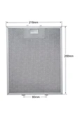Alanya Yedek Parça Davlumbaz Filtresi 268x218 mm 00449421, 00704113 A9 - 1