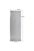 Alanya Yedek Parça davlumbaz  Yağ Filtresi 515 x 186 mm 00660222 E11 - 1