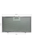 Alanya Yedek Parça 329 x 177 mm Davlumbaz Yağ Filtresi   GRI0009217 - 1