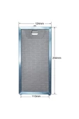 Alanya Yedek Parça 255x125 mm Davlumbaz filtresi 00746790 F12 - 1