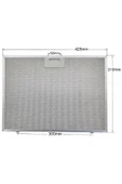 Alanya Yedek Parça 425x310mm Metal  Yağ Filtresi 00671276 E1 - 1