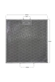 Home  2 Adet 81484011 TEKA Davlumbaz Filtresi, 340×324 mm, Metal Yağ Filtresi değişimi, örneğin Teka, M1 - 1