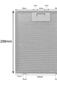 HGNM E Trading  240x300 mm Aspiratör & Davlumbaz Tel Yağ Filtresi 08087609 24x30 - 3