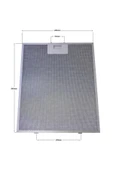 Alanya Yedek Parça 80877665 Davlumbaz Filtresi 343 x 284mm Davlumbaz Yağ Filtresi Mutfak Aspiratörü - 1