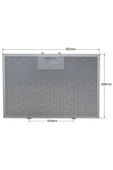 Alanya Yedek Parça 300x200 mm Beko 9197060212 Davlumbaz Aspiratör Filtresi Metal yağ Filtresi 30x20 cm - 1