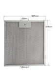 Alanya Yedek Parça 313x286 mm Davlumbaz Metal Yağ Filtresi  00672373  M7 - 1