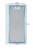 Alanya Yedek Parça  202X491 mm Aspiratör Davlumbaz Filtre 20.2 x 49.1  E4 - 1