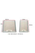 Alanya Yedek Parça Aspiratör Davlumbaz Filtre Seti 205 X 476 mm ve 130X476 - 1