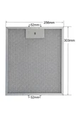 Alanya Yedek Parça Davlumbaz Filtresi 303x256 mm 129730001 - 1