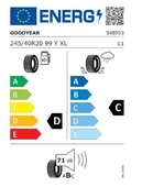 Goodyear 245/40 R20 99Y Excellence *RSC XL ROF FP Oto Yaz Lastiği (Üretim: 2023) - 4
