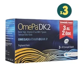 Omepa DK2 Omega 3 & Vitamin D & Menaq7 50 Yumuşak Kapsül - 3 Al 2 Öde 3 Adet - 1