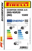 Pirelli 265/45 R20 104V Scorpion Verde All Season (N0) Oto Dört Mevsim Lastiği (Üretim: 2024) thumbnail 4