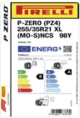 Pirelli 255/35R21 98Y XL P-Zero (MO-S) NCS (PZ4) Oto Yaz Lastiği (Üretim: 2023) thumbnail 2