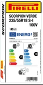 Pirelli 235/55R18 100V S-I Scorpion Verde Oto Yaz Lastiği (Üretim: 2023) thumbnail 2