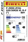 Pirelli 225/35R20 90Y XL P-Zero (PZ4) RFT* Oto Yaz Lastiği (Üretim: 2023) - 2