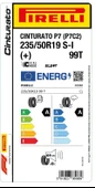 Pirelli 235/50R19 99T Seal Inside Cinturato P7 (+) (P7C2) Elect Oto Yaz Lastiği (Üretim: 2023) thumbnail 3