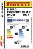 Pirelli 275/35R20 102Y XL r-f P-Zero (MOE) Oto Yaz Lastiği (Üretim: 2024) - 2