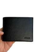 Siyah Hakiki Deri Yatay Model Klasik Erkek Cüzdan - SD3012 thumbnail 1