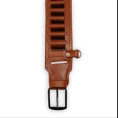 Savage Hakiki Deri Çift Tarafı Açık Fişeklik Kahve (YT-017) - 4