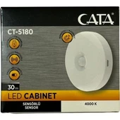 Cata Kablosuz Led Kabin Mıknatıslı 4000K CT-5180 - 1