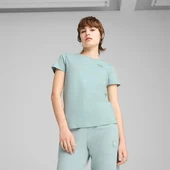 Puma Ess Elva Tee Mavi Kadın Spor Tişört - 690894 67 - 1