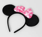 Pembe Fiyonklu Minnie Mouse Tacı Mini Kulak - 4