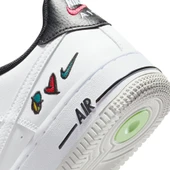 Nike Air Force 1 '07 LV8 White/University Sneaker Spor Ayakkabı DM8154-100 - 6