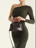 Timsah Deri Baget El Omuz ve Çapraz Çanta - 1