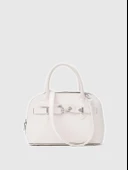 Kemer Detaylı Deri Kadın El ve Çapraz Çanta - 1