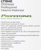 LUTİAN LT19ME - 180 BAR Profesyonel Yüksek Basınçlı Oto Yıkama Makinası 3700 Watt - 2
