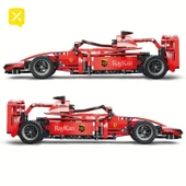 F1 FORMULA YARIŞ ARACI 6+ YAŞ 455 PARÇA PULL BACK ÇEK BIRAK  YAPI BLOK HEDİYELİK OYUNCAK - 3