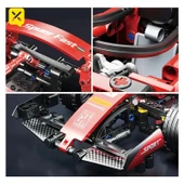 F1 FORMULA YARIŞ ARACI 6+ YAŞ 455 PARÇA PULL BACK ÇEK BIRAK  YAPI BLOK HEDİYELİK OYUNCAK - 6